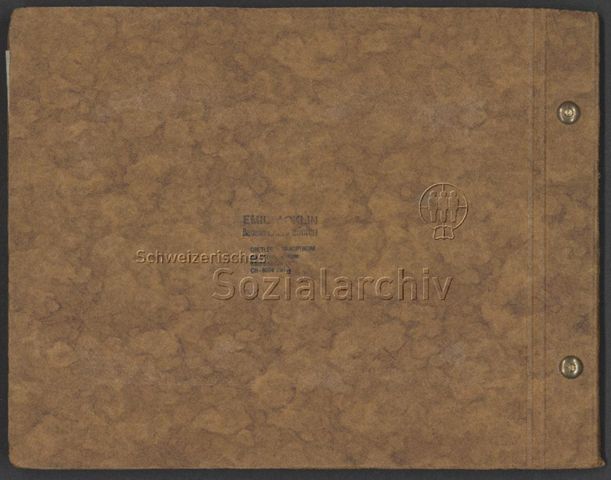Fotoalbum "1. Mai 1934, Zürich"