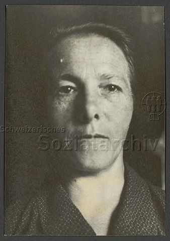 "Mutter v. Fritz Hodel, Sara Verena Marie H.", um 1935