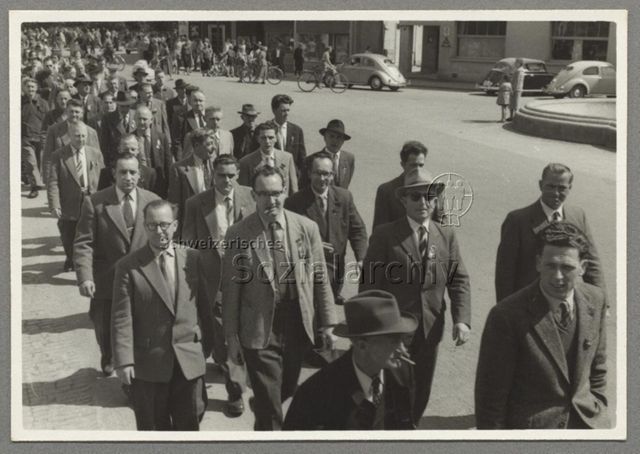 1. Mai, Umzug, Kanton Glarus, um 1958