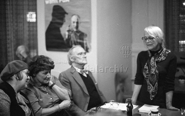 60 Jahre KPS / PdA, Restaurant Sihlhof, Zürich, März 1981