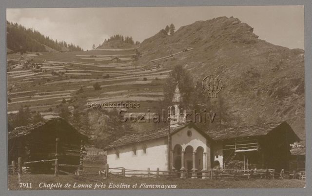 Chapelle de Lana près Evolène et Flammayens