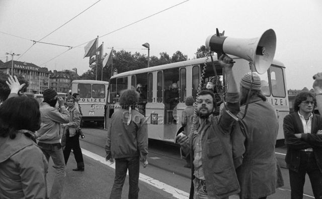 Jugenddemonstration Ende Juni 1980, [Zürich]