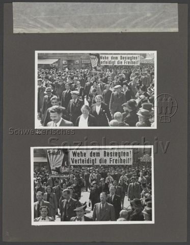 Fotoalbum "1. Mai 1939, Zürich