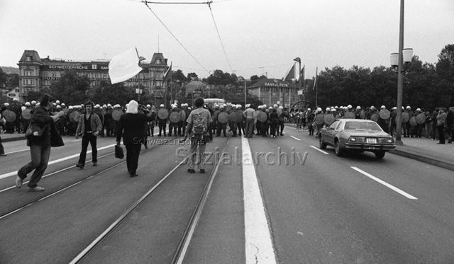 Jugenddemonstration Ende Juni 1980, [Zürich]