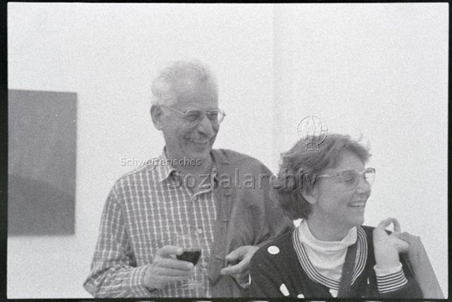 Abgebildet von links: Henry F. Levy, Barbara Mosca, ca. 1990