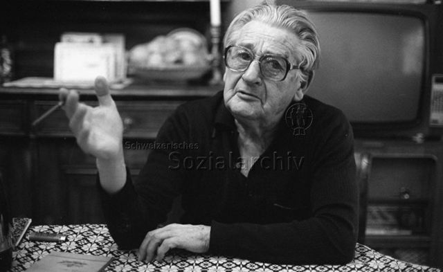 "Klemenz Ulrich, Januar 1981, Kriens"