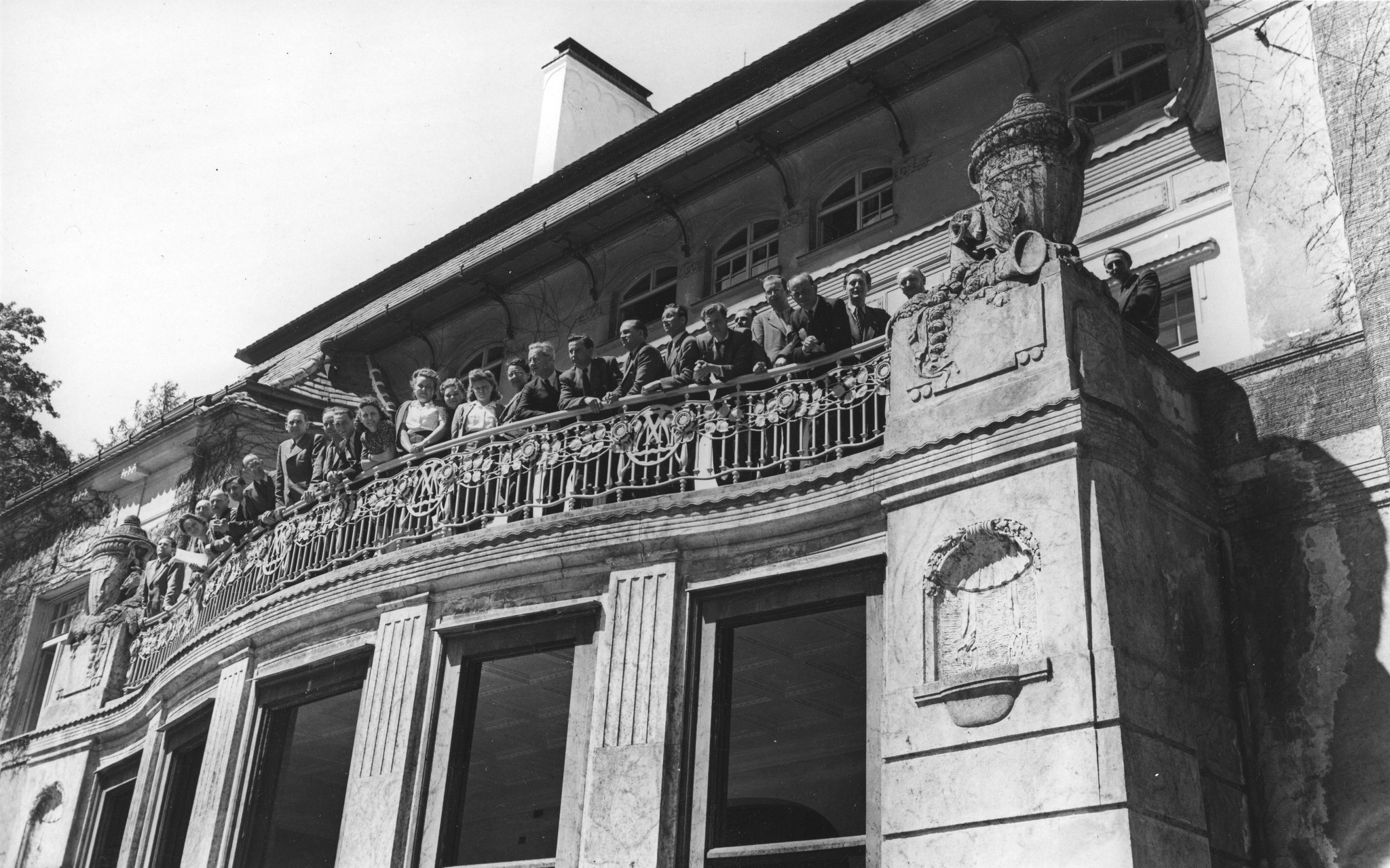 "Schulungshaus Neuwaldegg des OeGB, Oberösterreich [bei Wien]", um 1950