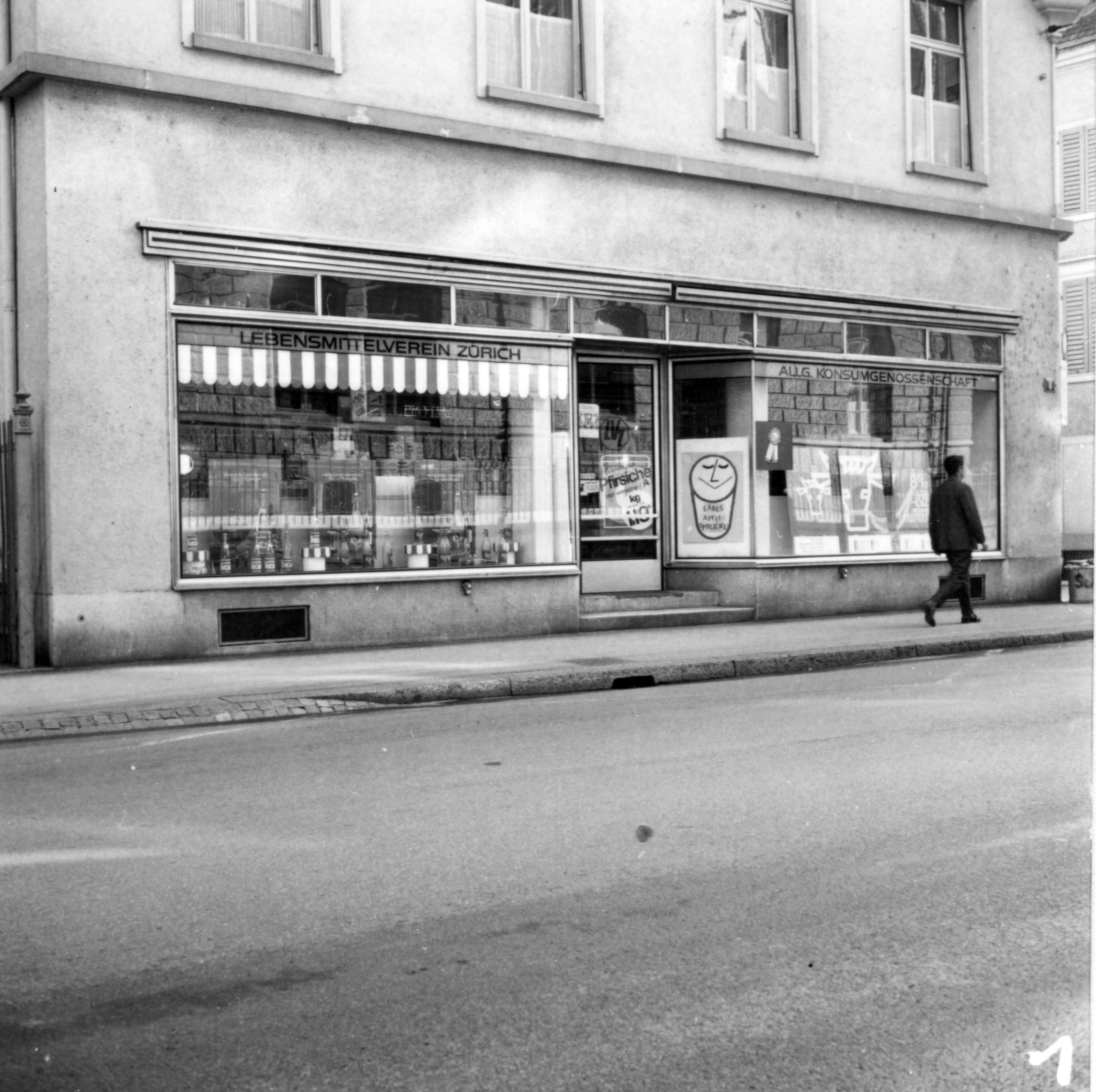 Laden des Lebensmittelvereins Zürich an der Militärstrasse 8 in Zürich: Aussenansicht