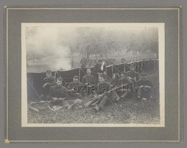 Rekrutenschule 6/3, Juni-September 1907[?], 4. Zug, 1. Gruppe, I. Kompanie