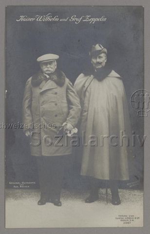 Kaiser Wilhelm und Graf Zeppelin
