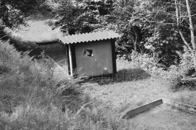 Bosco della Bella, Feriendorf für kinderreiche Familien - Ansicht der Aussenanlage; um 1990