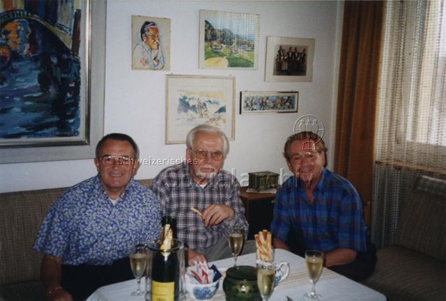 Ernst Ostertag, Alois "Wisel" Lötscher, Röbi Rapp - 17.05.1996