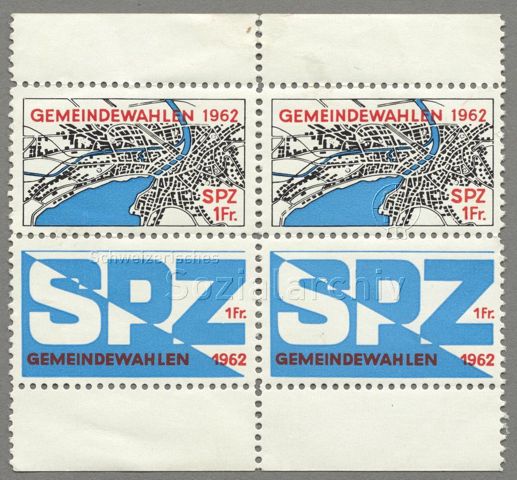 Kampffonds für die Gemeindewahlen 1962, SP Stadt Zürich