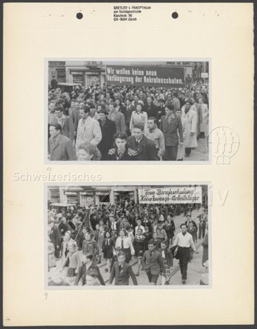 Fotoalbum "1. Mai 1945, Zürich