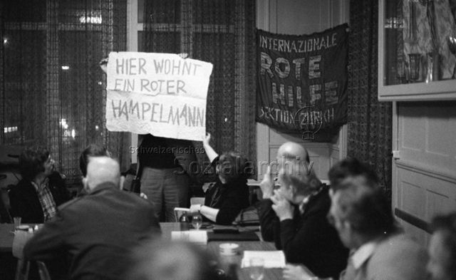 60 Jahre KPS / PdA, Restaurant Sihlhof, Zürich, März 1981