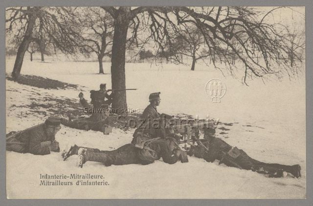 Infanterie-Mitrailleure. Mitrailleurs d'infanterie