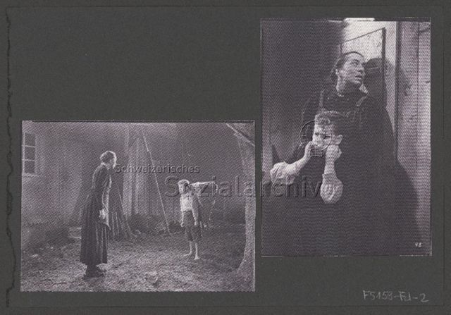 "Beim Globi" (1938-45, Zürich) – Röbi Rapp vermutlich in einem Theater des Schauspielhauses oder im Stadttheater Zürich (später Opernhaus)