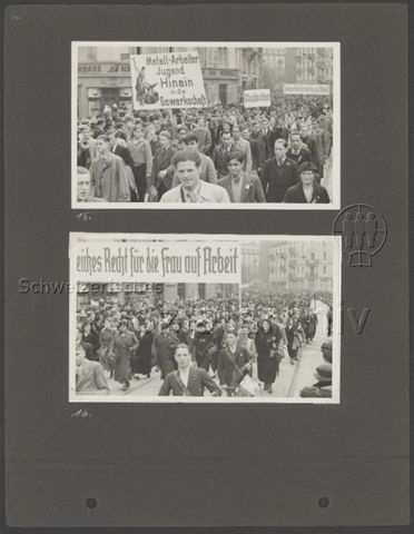 Fotoalbum "1. Mai 1936, Zürich