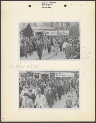 Fotoalbum "1. Mai 1945, Zürich