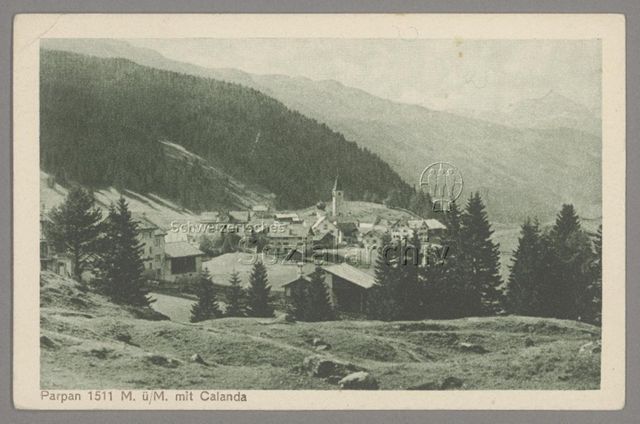 Parpan 1511 m. ü. M. mit Calanda