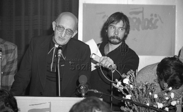 Konferenz der Exil-Solidarność in Zürich, Dezember 1981