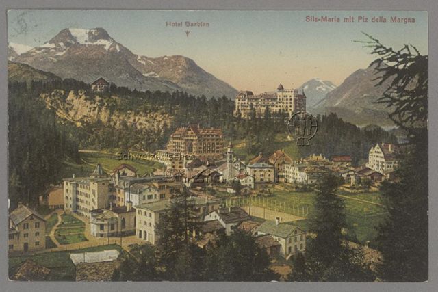 Sils-Maria mit Piz della Margna