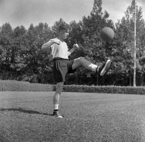 Fussballspieler, um 1960