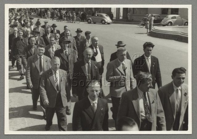 1. Mai, Umzug, Kanton Glarus, um 1958