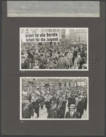 Fotoalbum "1. Mai 1936, Zürich