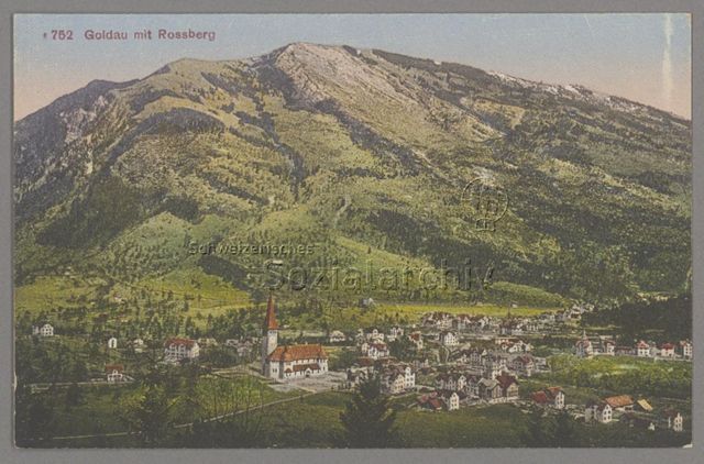 Goldau mit Rossberg