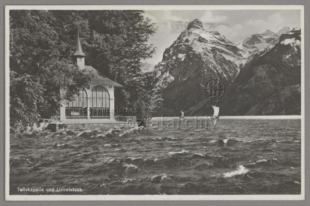 Tellskappelle, Vierwaldstättersee, Urirotstock (Poststempel: 02.08.1948?)
