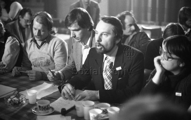 Konferenz der Exil-Solidarność in Zürich, Dezember 1981