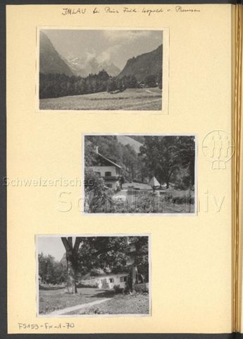 Fotoalbum Nico Kaufmann, 1928–1950 – Österreichreise im September 1948 – "Imlau bei Prinz Friedr. Leopold v. Preussen"