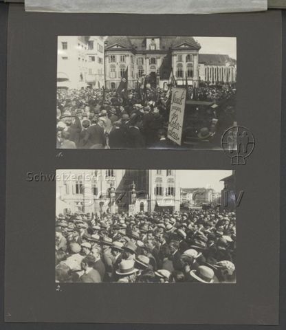 Fotoalbum "1. Mai 1931, Zürich
