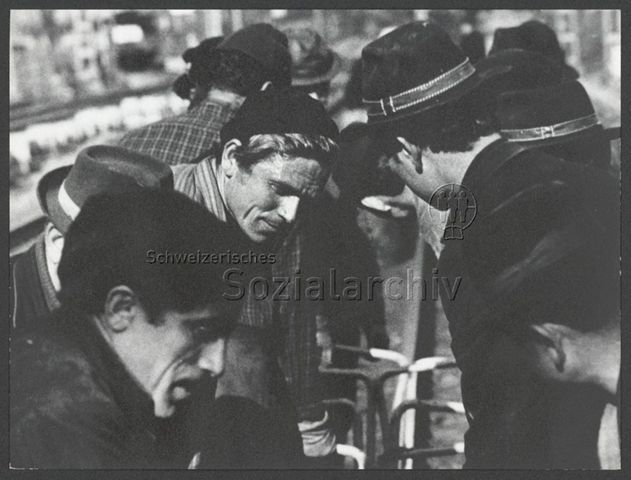 Gleisarbeiter, um 1965, Güterbahnhof Zürich
