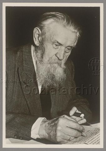 Porträt von Rudolf Wissell