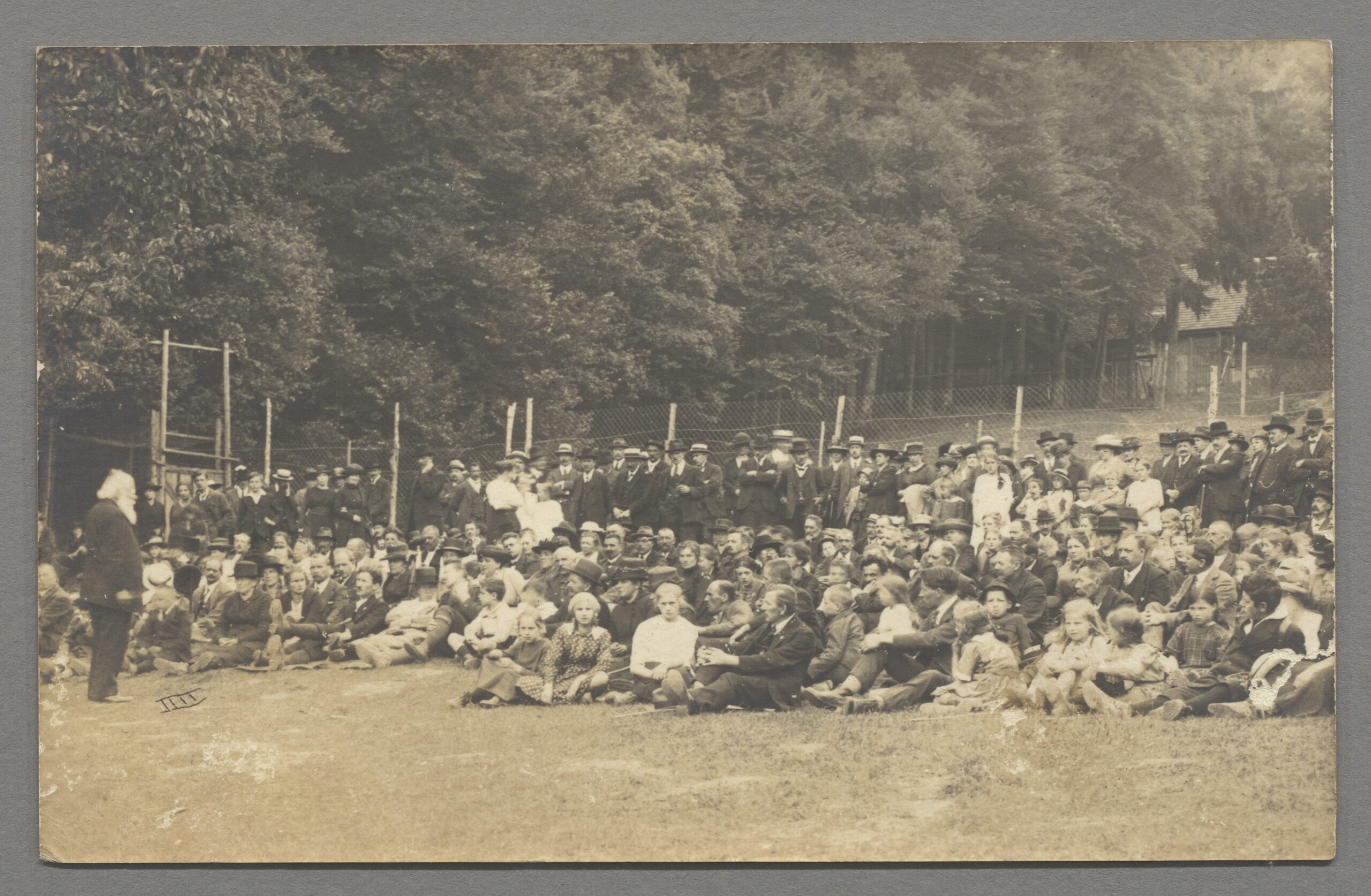 Herman Greulich vor Publikum, um 1922