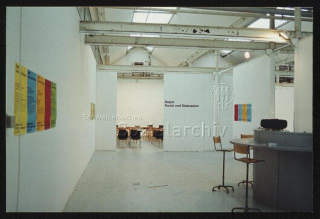 Ausstellungsansicht, "Depot - Kunst und Diskussion"