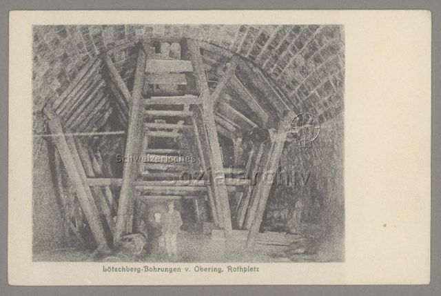 Lötschbergbohrung von Obering. Rothpletz