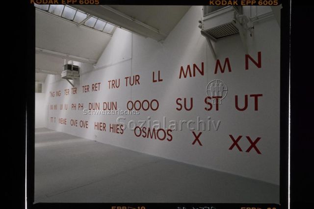 Ausstellungsansicht, Kay Rosen