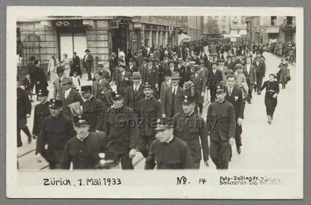 Zürich, 1. Mai 1933
