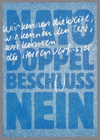 NATO-Doppelbeschluss Nein