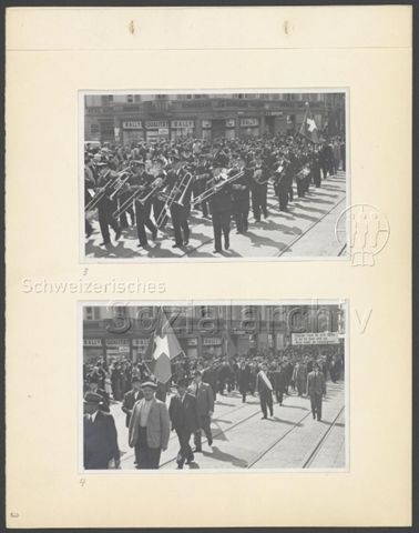 Fotoalbum "1. Mai 1940, Zürich