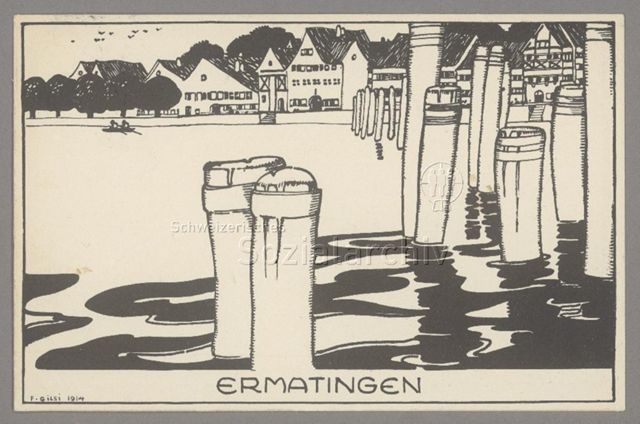 Postkartenserie Pro Juventute, Ermatingen, um 1920