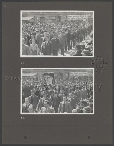 Fotoalbum "1. Mai 1939, Zürich