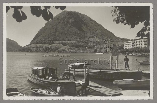 Lugano. Quai e Monte San Salvatore