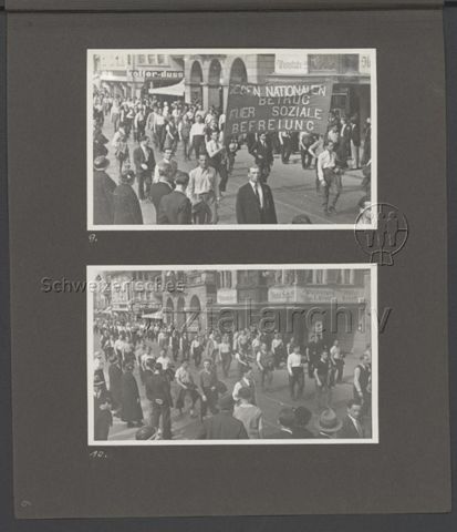Fotoalbum "1. Mai 1934, Zürich
