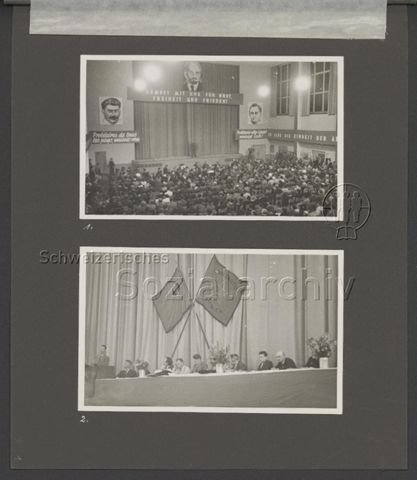 Fotoalbum "KPS Parteitag, 30.05., 31.05. und 01.06.1936/SPS Parteitag 07.06.1936, Volkhaus und Limmatplatz Zürich
