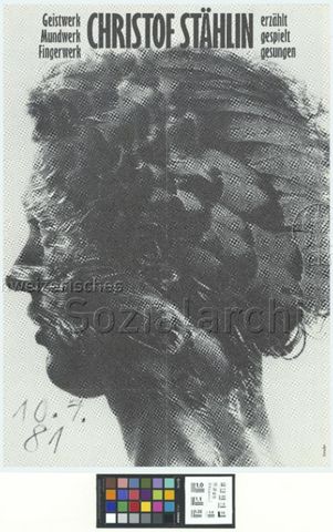"Christof Stählin – Geistwerk Mundwerk Fingerwerk – erzählt gespielt gesungen", 10.07.1981