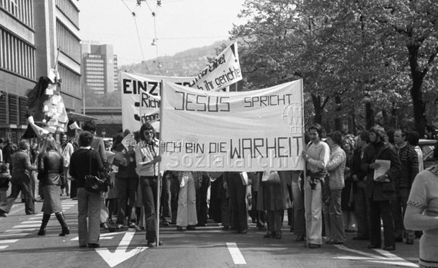 1. Mai 1976 in Zürich